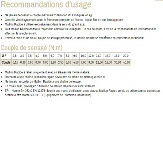 PEGUET MAILLON 6 MM NORMAL ZINGUE – Image 3