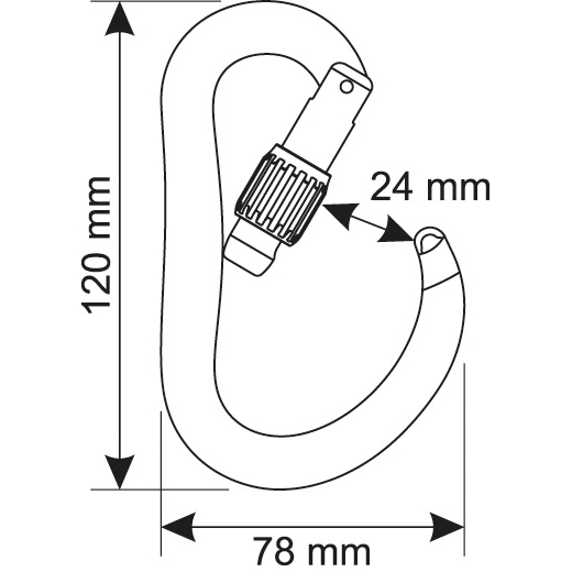 Camp MOUSQUETON ATOM LOCK GUN METAL – Image 4