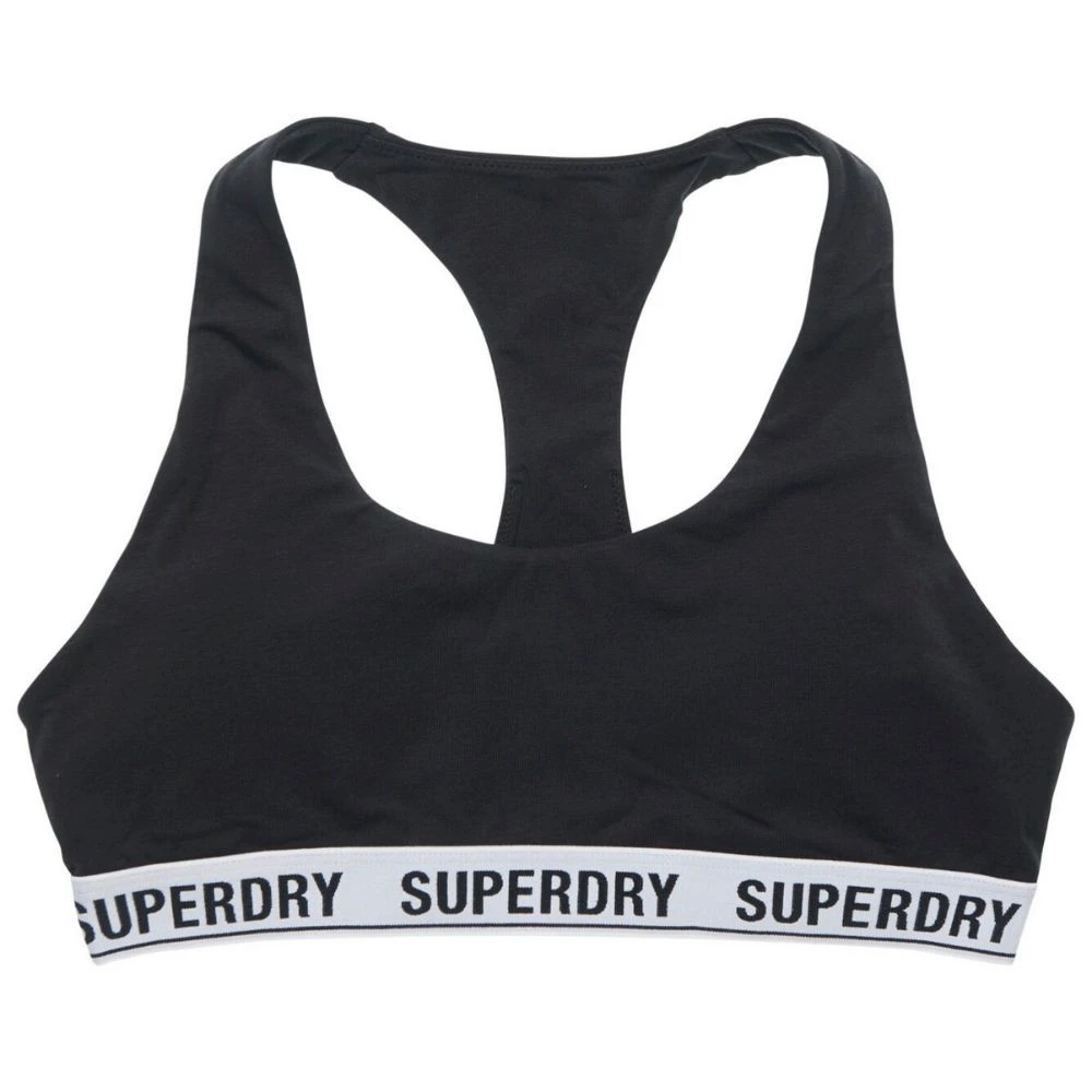 Brassière Superdry Crop Bralette Black Pas Cher