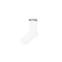 Chaussettes Carhartt Socks White / Black Moins Cher