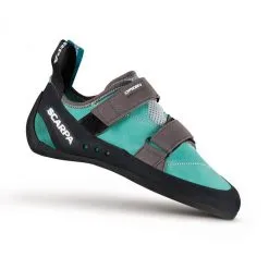 Chaussons Escalade Scarpa Origin Women Green/blue Moins Cher