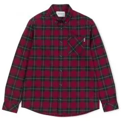 Chemise Carhartt L/s Swain Shirt Swain Check/mulberry Rabais