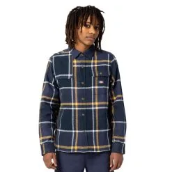 Chemise Manches Longues Dickies Nimmons Navy Blue Déstockage