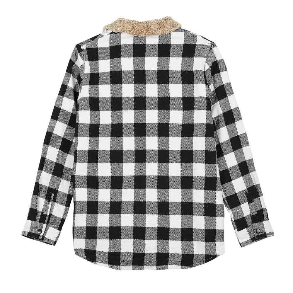 Chemise Picture Organic Ambre Shirt Ecru / Black Soldes – Image 2