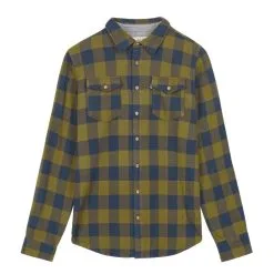 Chemise Picture Organic Hillsboro Shirt Dark Blue/Army Green Pas Cher