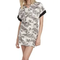 Robe Volcom Vacay Me Dress Star White Rabais
