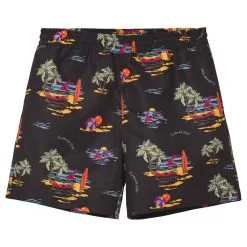 Boardshort Carhartt Drift Swim Trunk Beach Print / Black Soldes