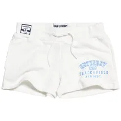 Short Superdry Track & Field Cream Rabais