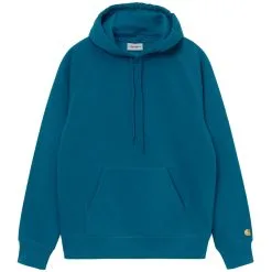 Sweat à Capuche Carhartt Hooded Chase Corse / Gold Moins Cher
