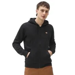 Sweat à Capuche Dickies Oakport Zip Hoodie Black Soldes
