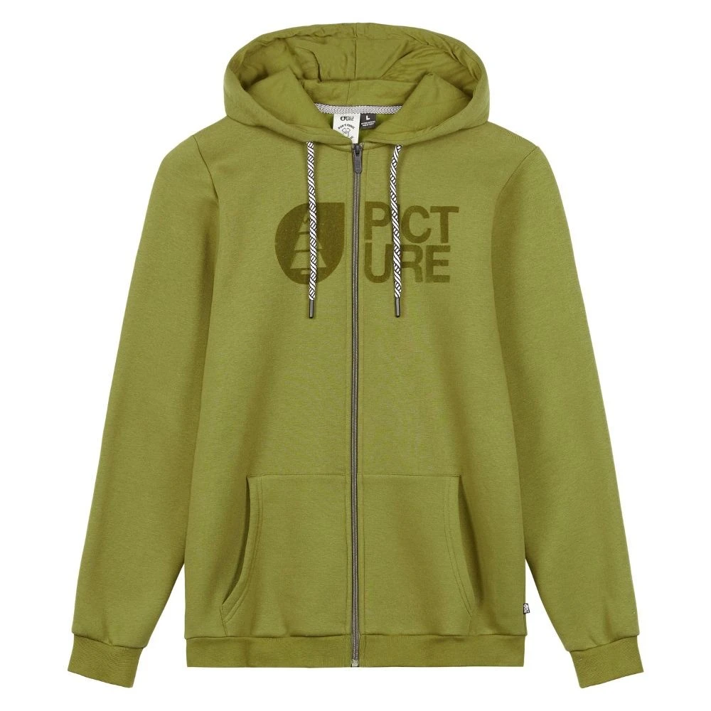 Sweat à Capuche Picture Organic Basement Flock Zip Hoodie Green En Remise – Image 2