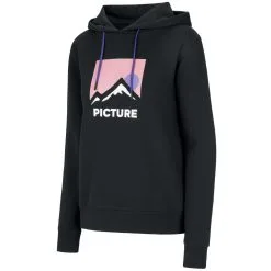 Sweat à Capuche Picture Organic Leah Hoodie Black Moins Cher