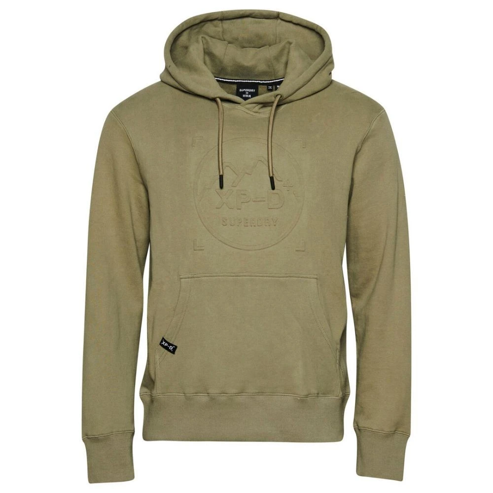 Sweat à Capuche Superdry Code XPD Loose Hood Light Khaki Soldes