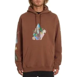 Sweat à Capuche Volcom Chrissie Abbott X French Mocha Pas Cher