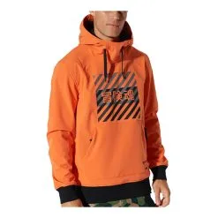 Sweat Softshell Superdry Snow Tech Hood Havana Orange Rabais