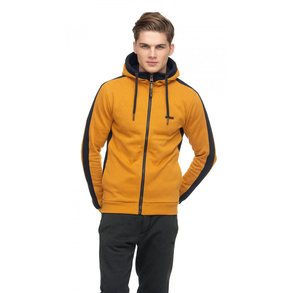 Sweat à Capuche Ragwear Ervin Zip Mustard Pas Cher – Image 2