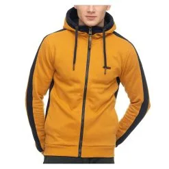 Sweat à Capuche Ragwear Ervin Zip Mustard Pas Cher
