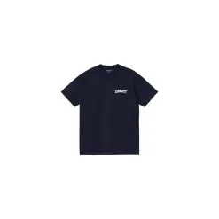 T-shirt Cahartt S/S University Script Dark Navy / White Soldes