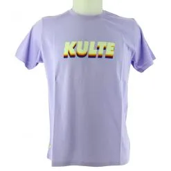 T-shirt Kulte Corpo Italic Retro Lavender Pas Cher