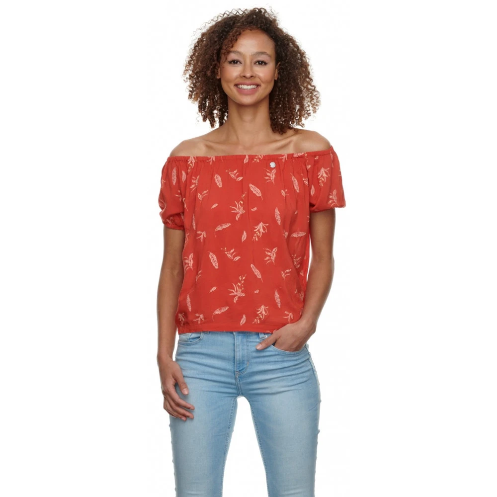 T-shirt Ragwear Arlove Chili Red Pas Cher – Image 2