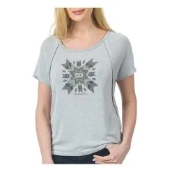 T-shirt Rip Curl Padlei Cement Marle Pas Cher