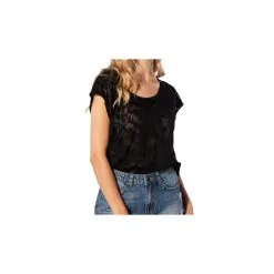 T-shirt Rip Curl Viamala Flower Tee Black Soldes