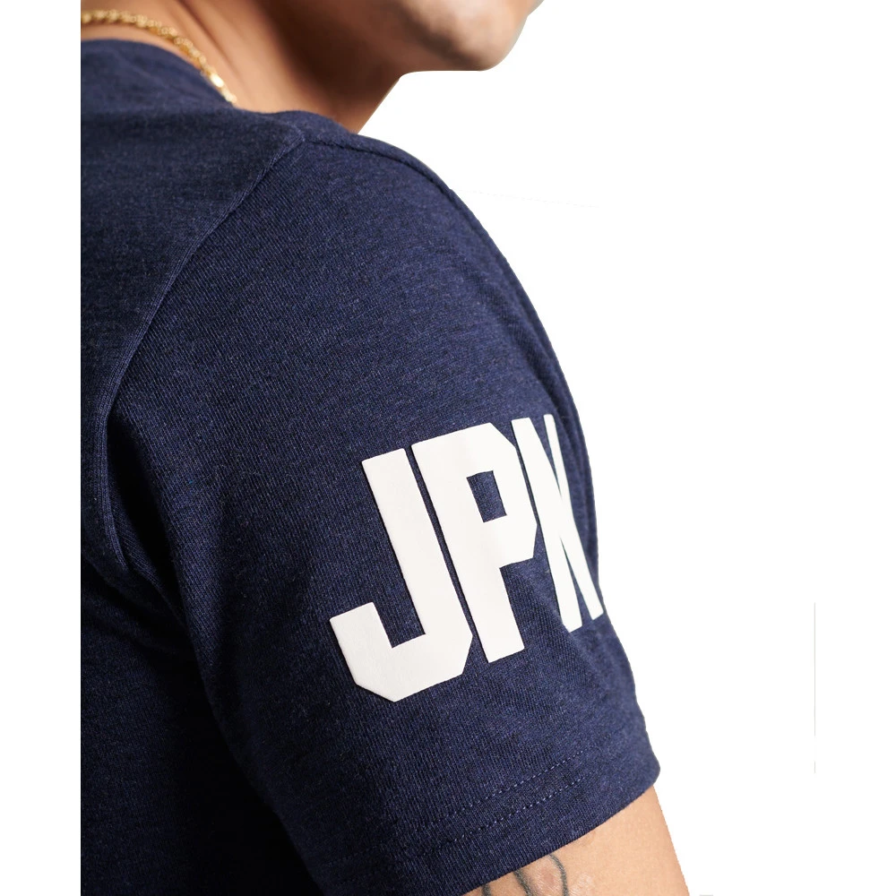 T-shirt Superdry Vintage Logo Ns Midnight Blue Grit Déstockage – Image 3