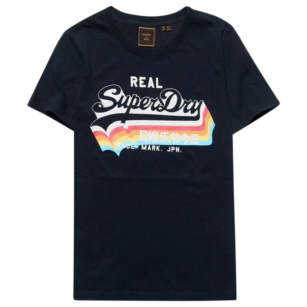 T-shirt Superdry Vintage Logo Tee Eclipse Navy Moins Cher